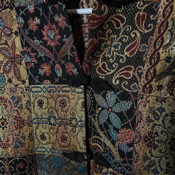 Industries B Gold Patterned Jacket - Picture 3 of 8